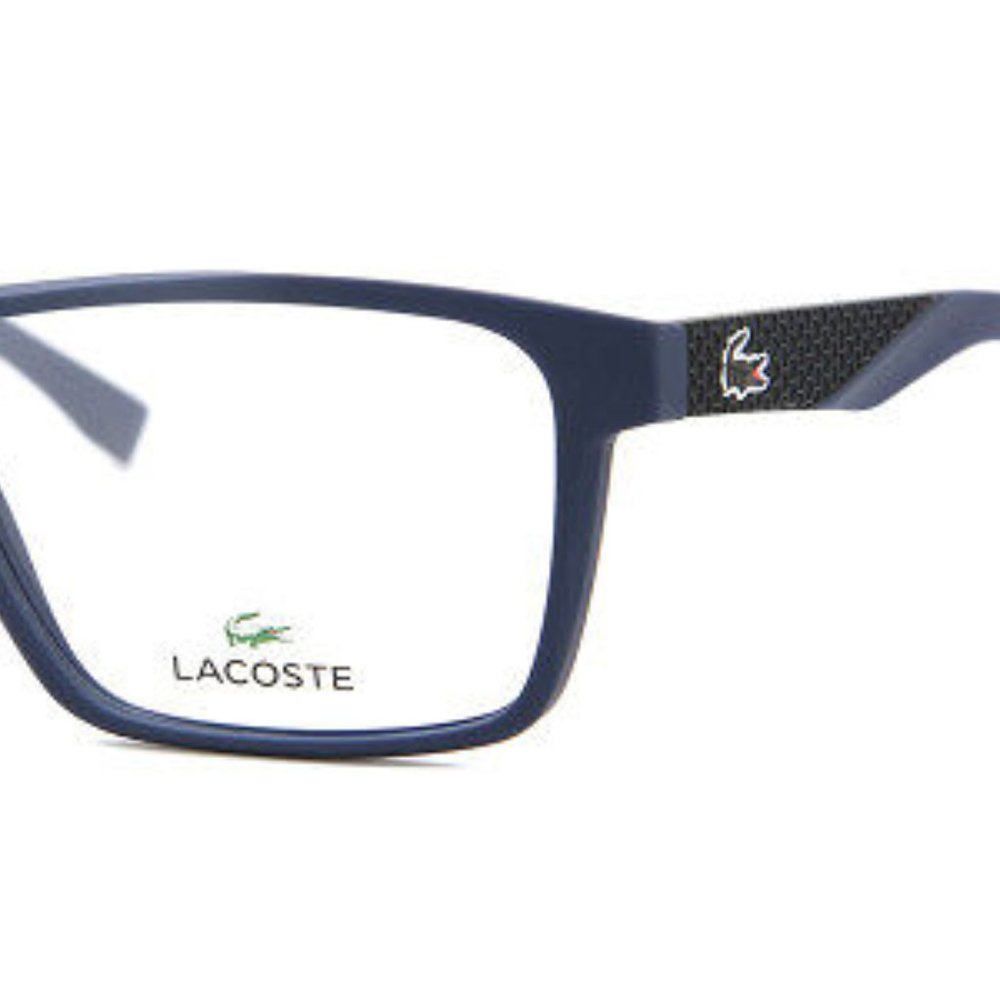 NEW and AUTHENTIC Lacoste eyeglasses Blue/Black L2843 424 reading frames 56-15